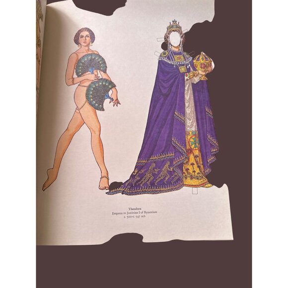 Tom Tierney Great Empresses & Queens Paper Dolls Book In Full Color - Picture 3 of 5
